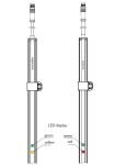Kurtyna bezpieczeństwa bariera świetlna LIGI typu OSE detekcja 2070mm L=2190mm Witt Sensoric nr kat. 318989