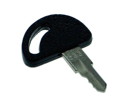 Klucz zapasowy do wyłącznika kluczykowego w sterowaniach Hormann nr kat. 638496