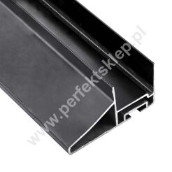 Profil aluminiowy drzwi przejściowych panel grubości 40mm L=3040mm Wiśniowski
